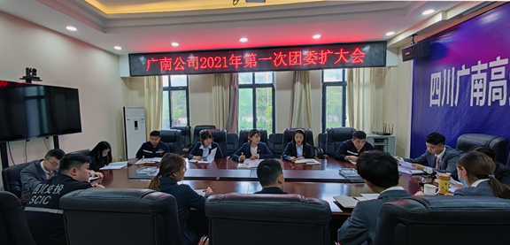 广南公司召开2021年第一次团委扩大会(图1)