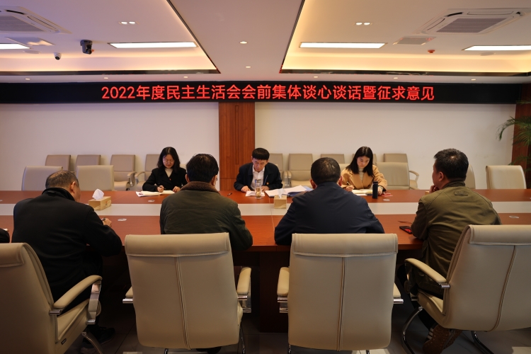 广南公司召开2022年度民主生活会会前集体谈心谈话1.JPG