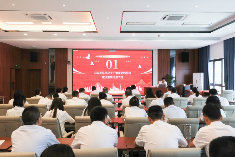 广南公司纪委开展深入贯彻中央八项规定精神学习教育专题辅导党课