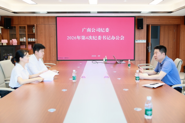 广南公司纪委开展2026年第四次纪委书记办公会