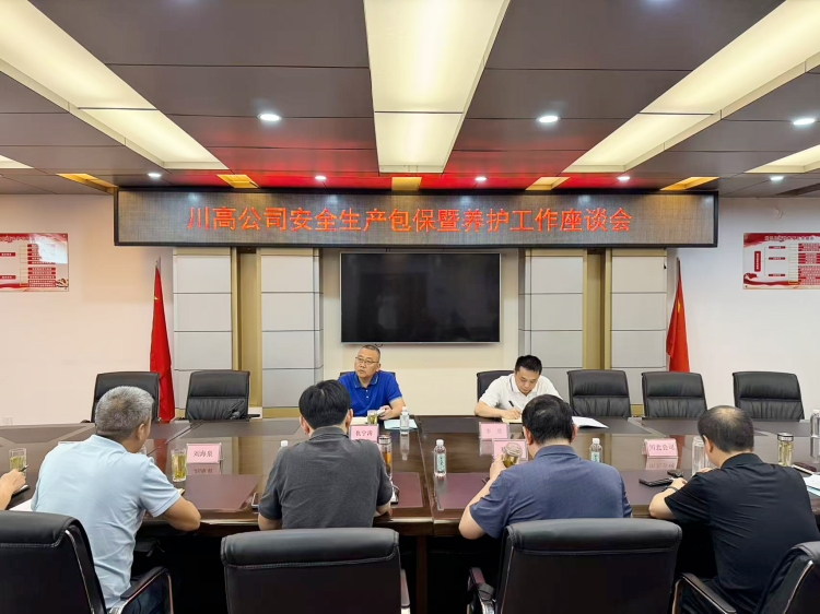 川高公司副总经理仇宁涛带队赴广南公司开展安全生产包保暨汛期养护工作检查